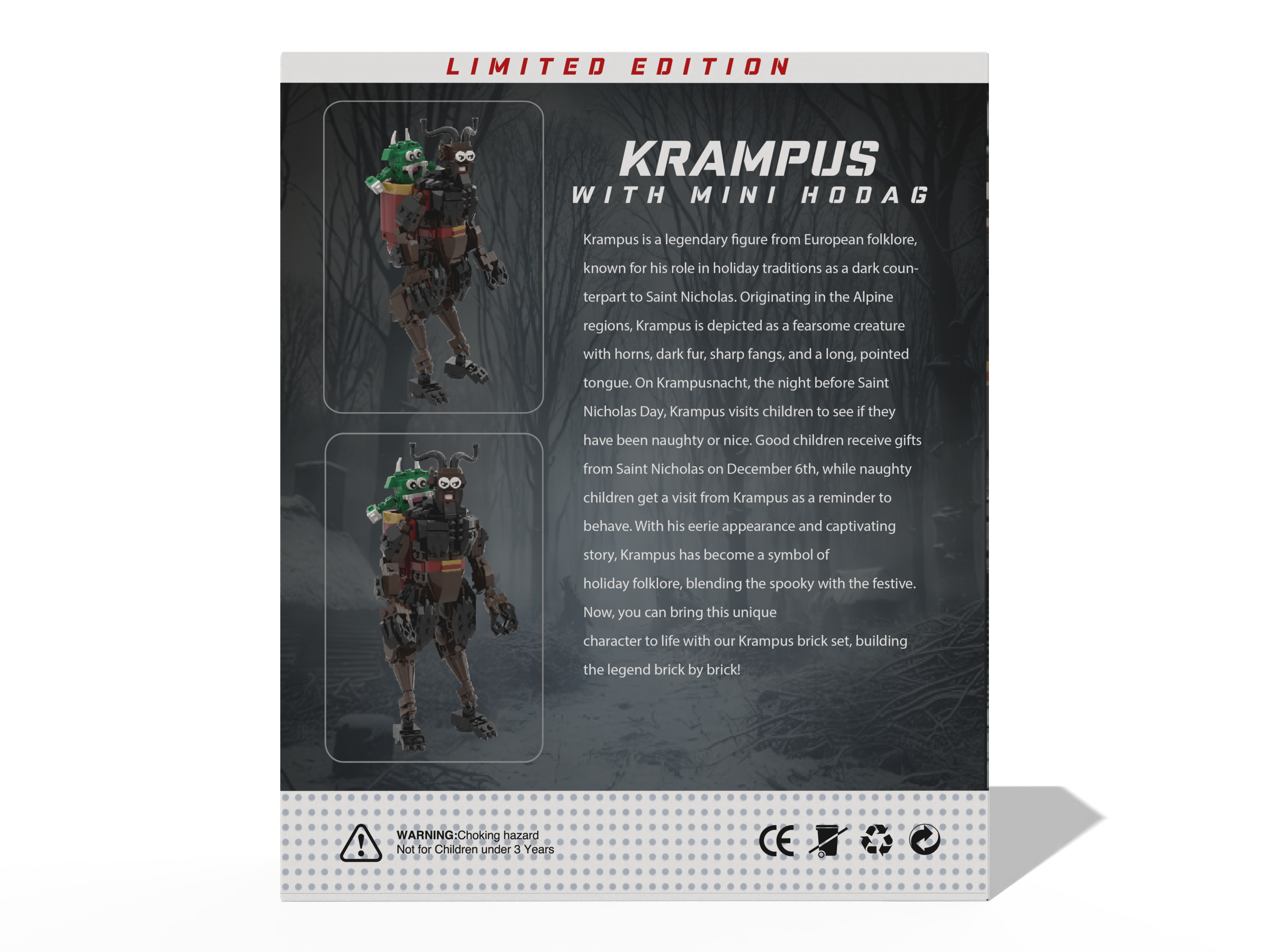 Krampus + Hodag Brick Set (404 pcs) – Limited Edition Holiday