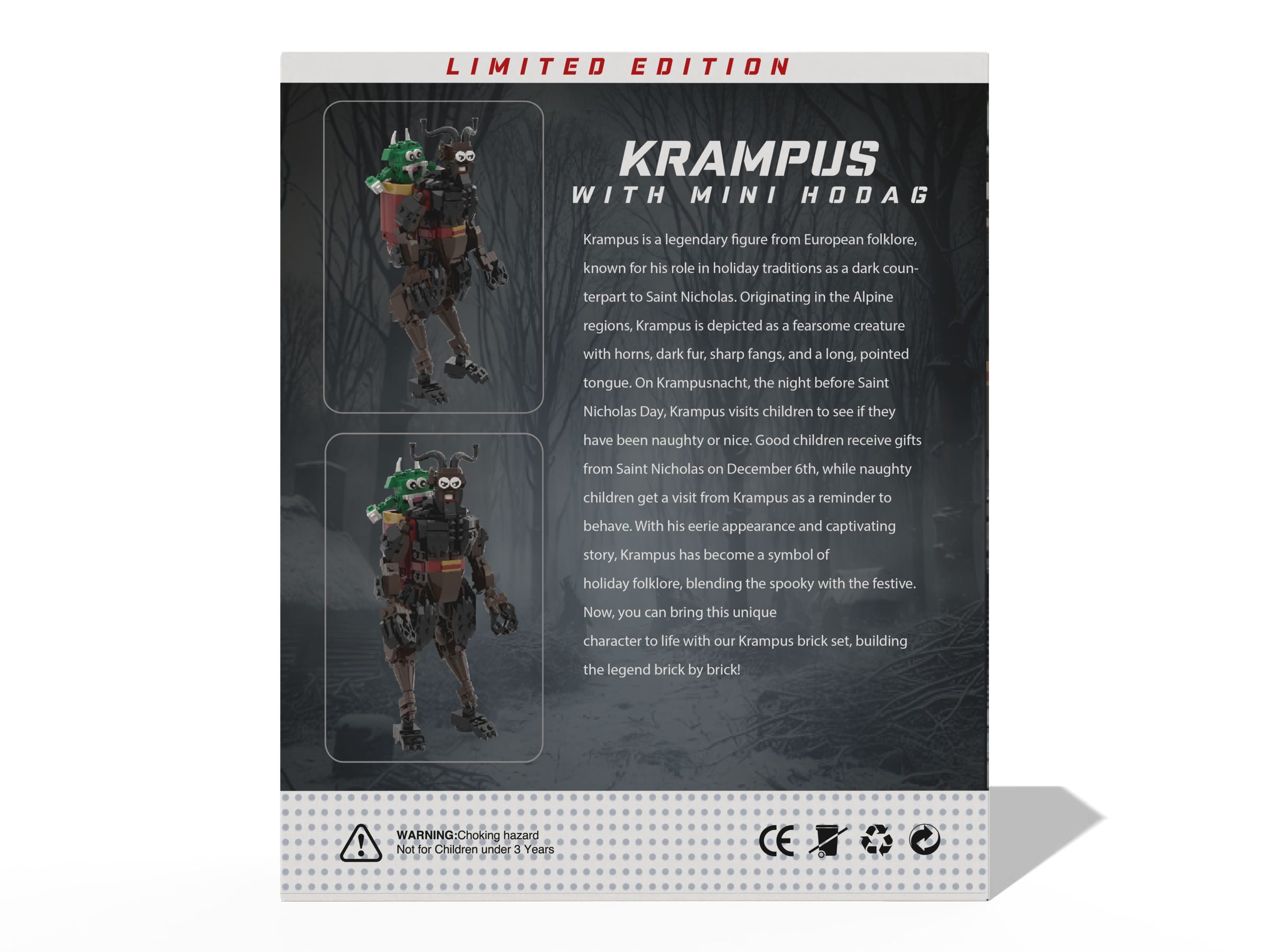 Krampus + Hodag Brick Set (404 pcs) – Limited Edition Holiday