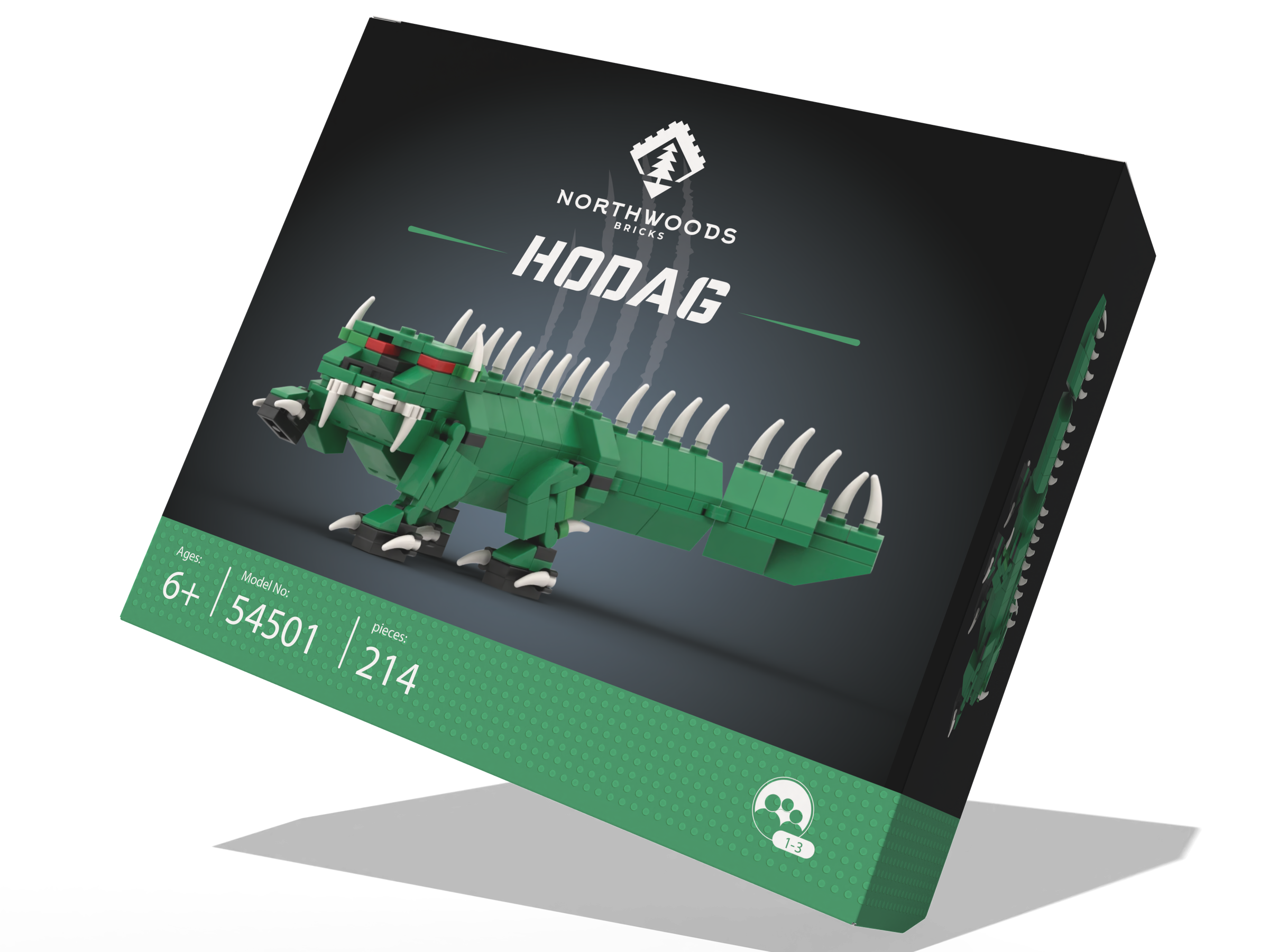 Hodag Brick Set (200+ pcs) – Wisconsin Cryptid Build