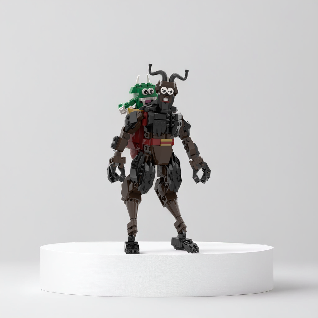 Krampus + Hodag Brick Set (404 pcs) – Limited Edition Holiday