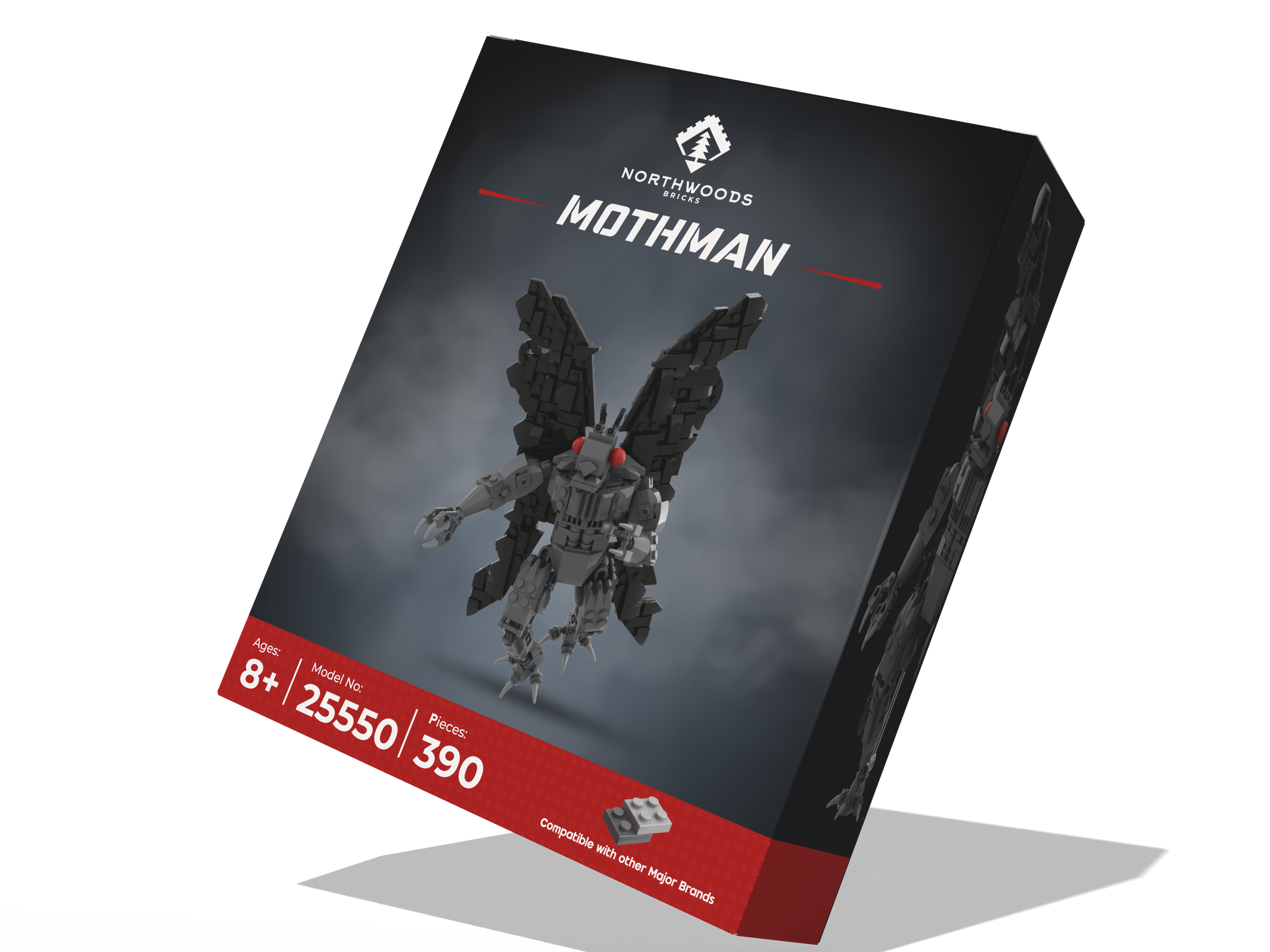 Mothman Brick Set (390 pcs) – Cryptid from Point Pleasant